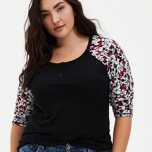 Torrid Disney Raglan Size 3